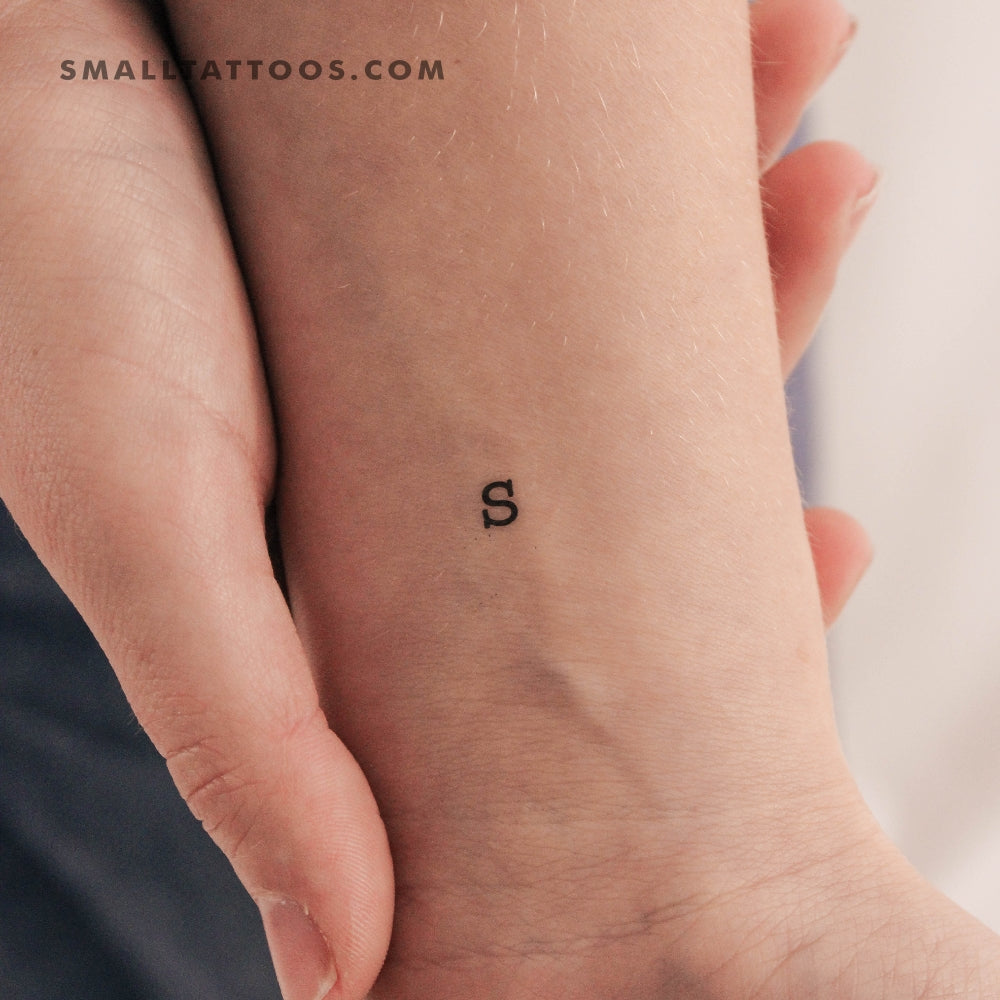 Small Letter S Tattoos My 2 Year Old Tiny Text Tattoo. At What Age Did