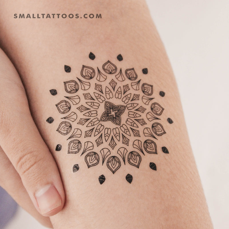 Mandala Temporary Tattoo (Set of 3)