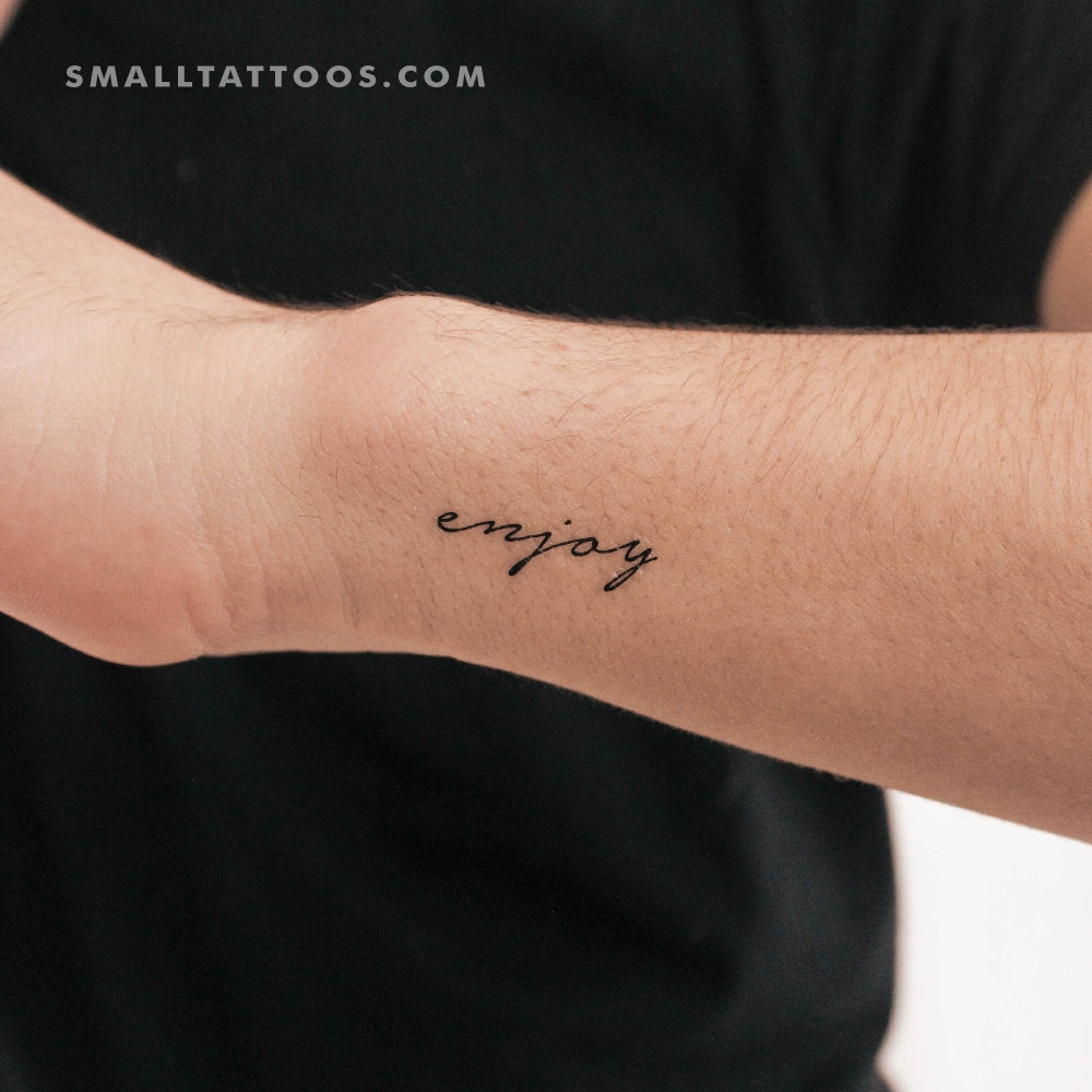 Enjoy Temporary Tattoo (Set of 3)