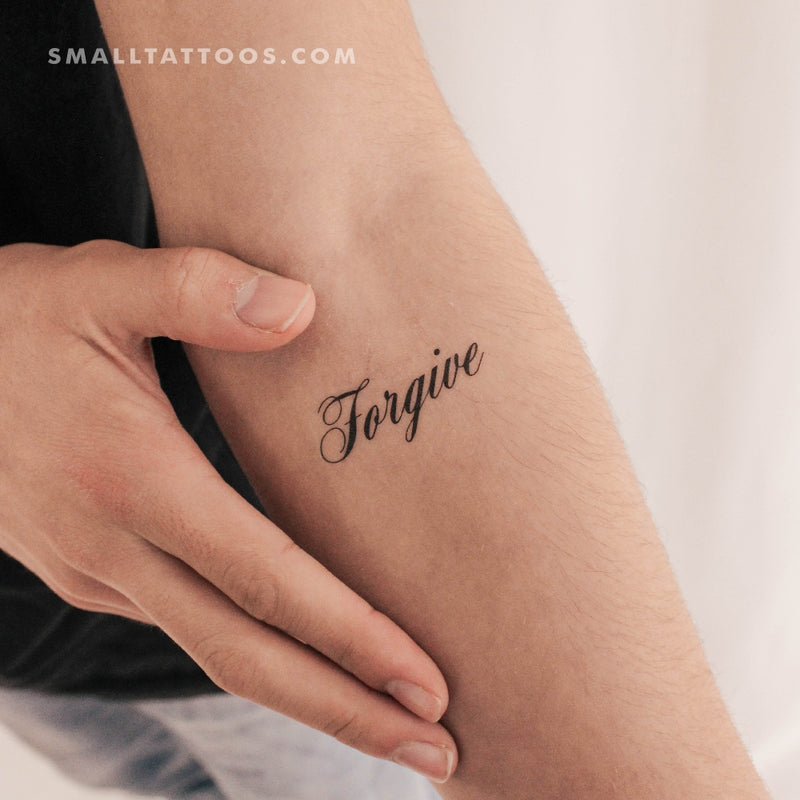 Forgive Temporary Tattoo (Set of 3)