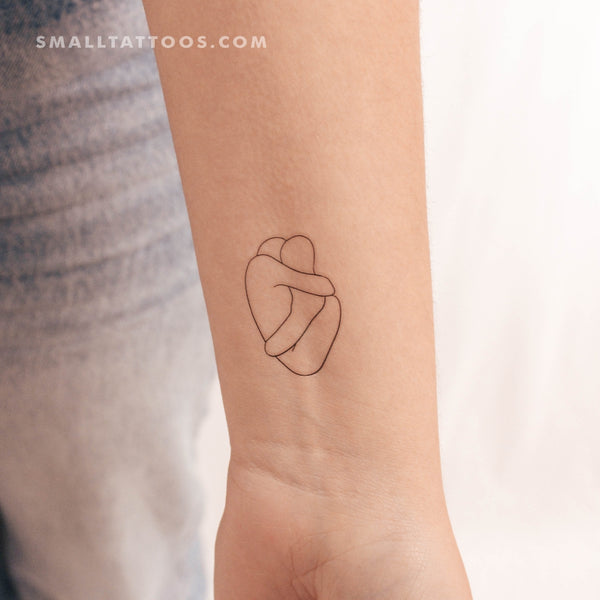 Anatomical Hug By Emba Temporary Tattoo (Set of 3)