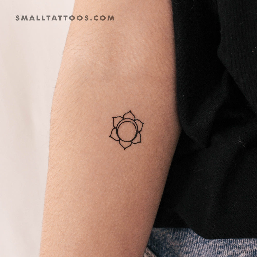 Svadhishthana Chakra Temporary Tattoo - Set of 3