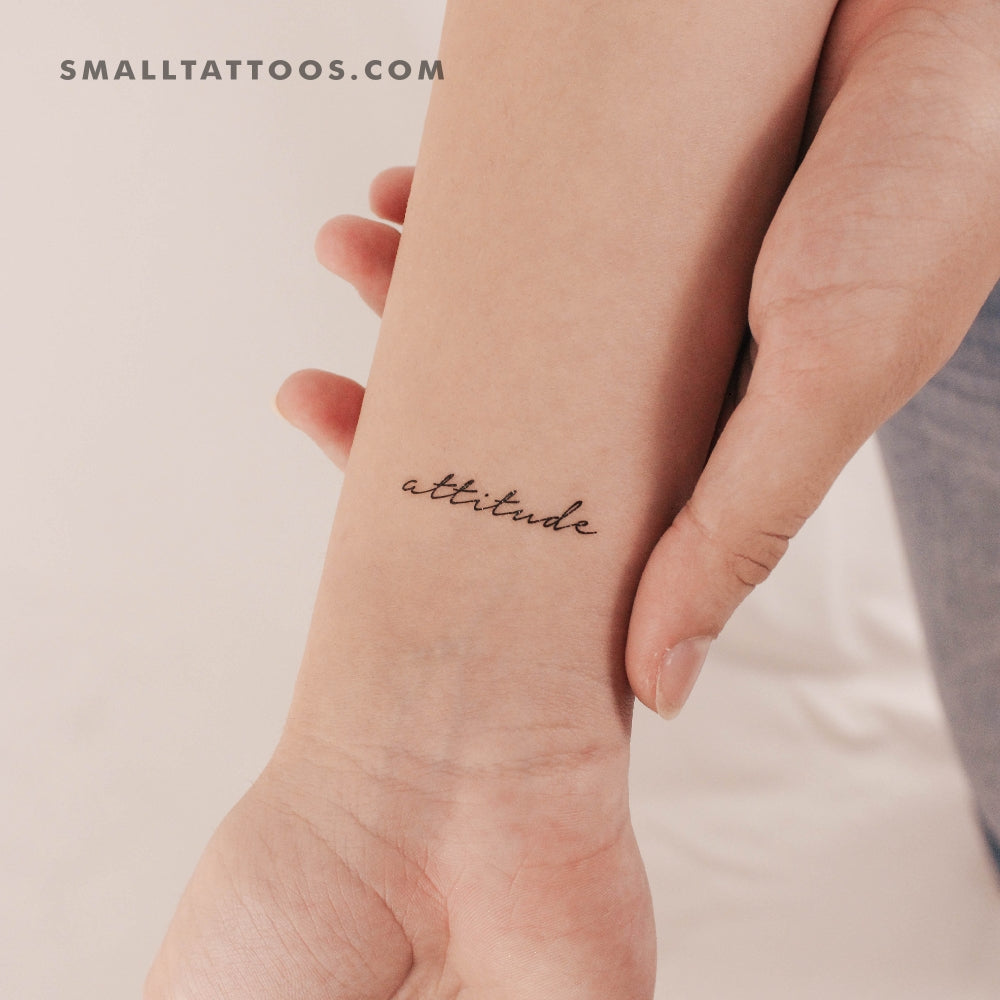 Attitude Temporary Tattoo - Set of 3