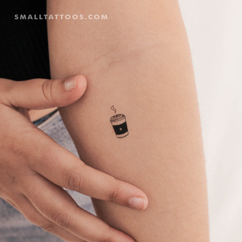 Takeaway Coffee Temporary Tattoo (Set of 3)