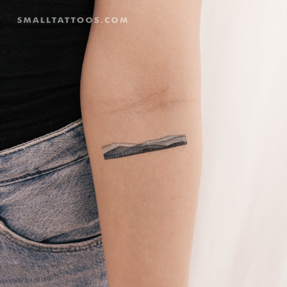 Tatuaje temporal de cordillera de Ann Lilya (juego de 3)