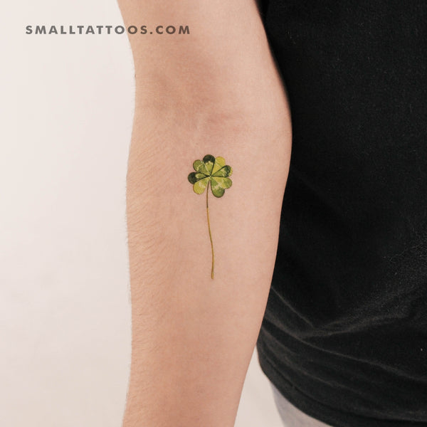 Four Leaf Clover By Ann Lilya Temporary Tattoo (Set of 3)