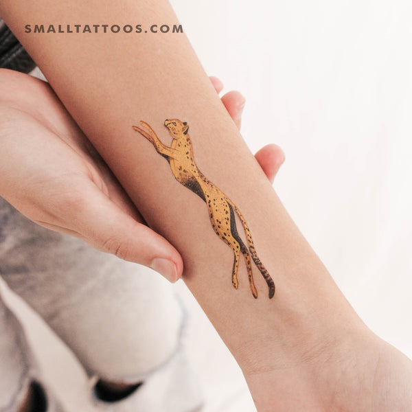 Leopard By Ann Lilya Temporary Tattoo (Set of 3)