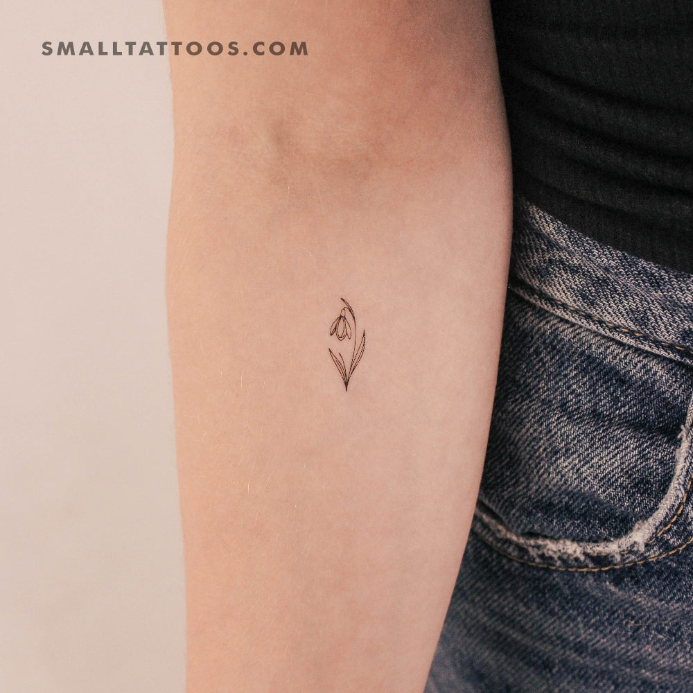 Little Snowdrop Temporary Tattoo (Set of 3)