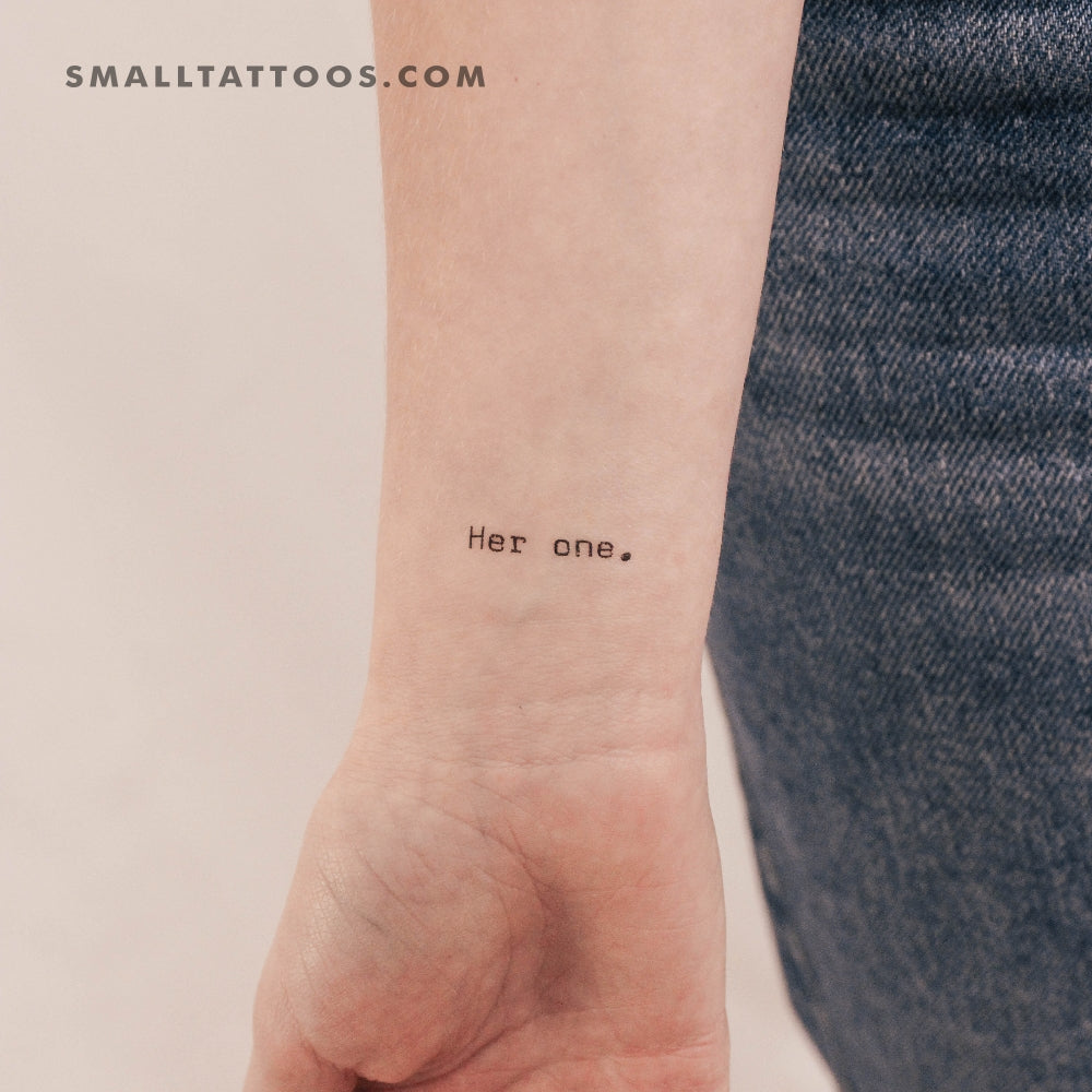 Su Única. Tatuaje Temporal (Set de 3)
