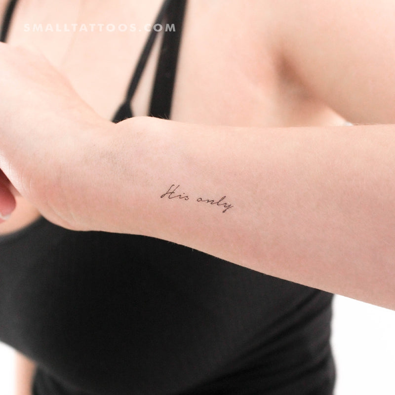 His Only Temporary Tattoo (Set of 3)