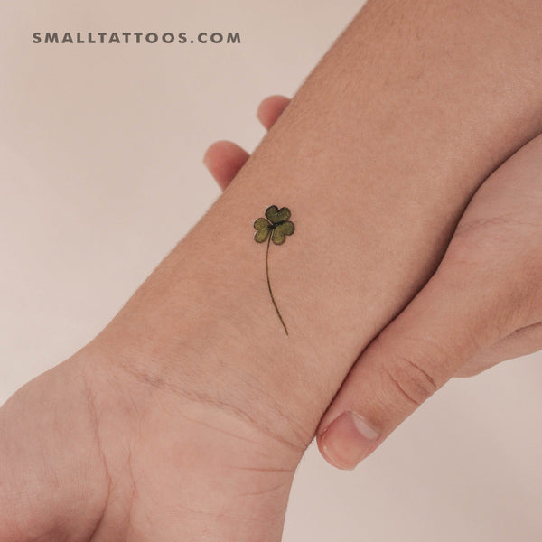 Small Clover By Ann Lilya Temporary Tattoo (Set of 3)