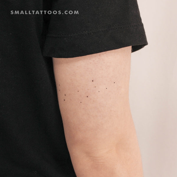 Minimalist Virgo Constellation Temporary Tattoo (Set of 3)