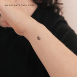 Number 8 Temporary Tattoo (Set of 3)