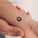 Lion Face Temporary Tattoo (Set of 3)