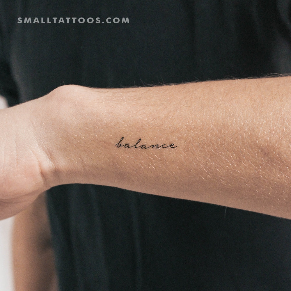 Tatuaje temporal «Equilibrio» (juego de 3)