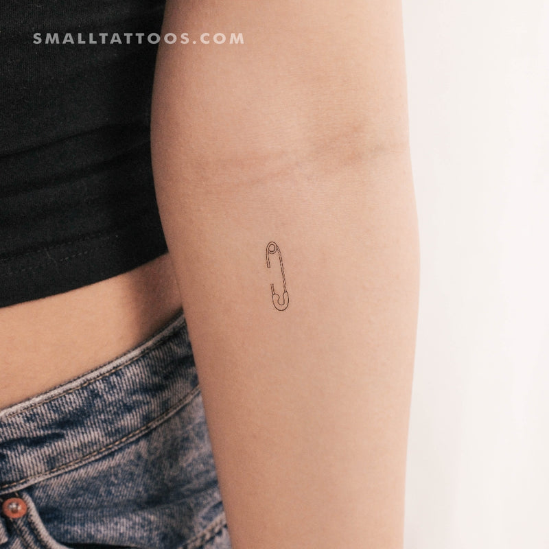 Safety Pin Temporary Tattoo (Set of 3)