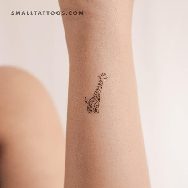 Little Giraffe Temporary Tattoo (Set of 3)
