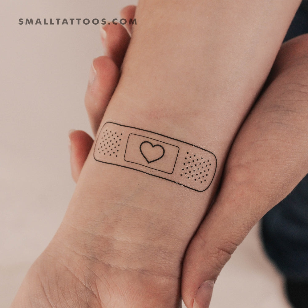 Bandage Temporary Tattoo Set Of 3 Small Tattoos bandage-temporary-tattoo-set-of-3-small-tattoos
