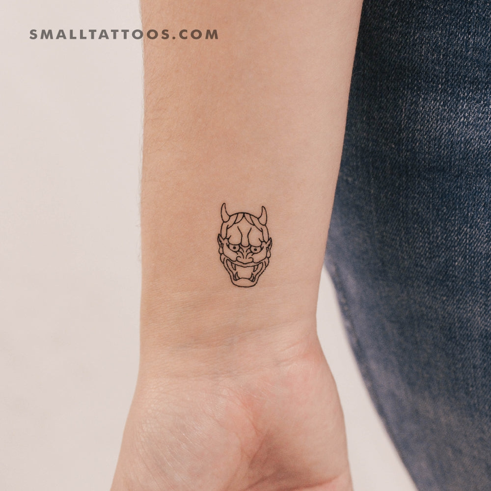 Tatuaje Temporal Hannya (Conjunto de 3)