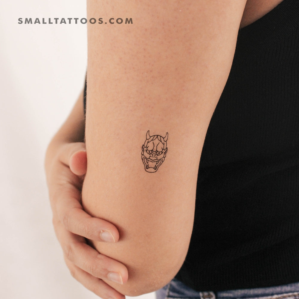 Tatuaje Temporal Hannya (Conjunto de 3)