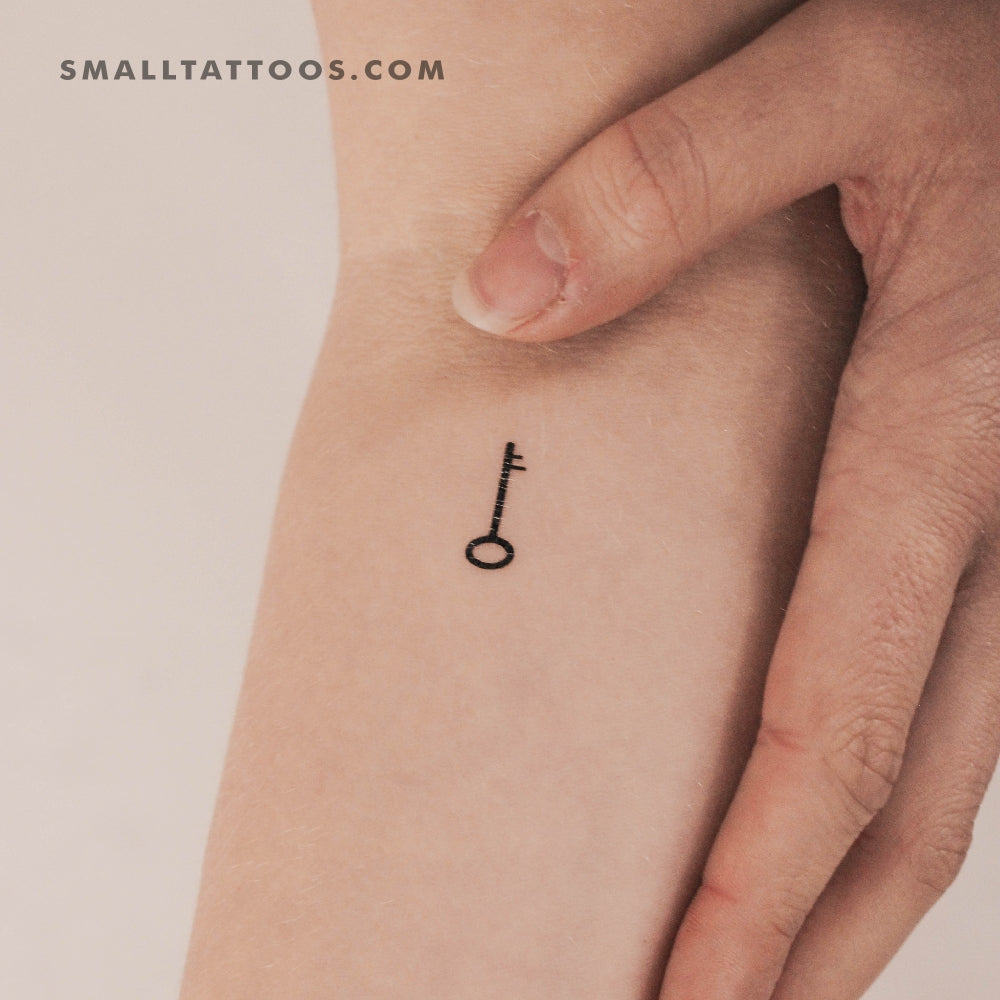 Key Temporary Tattoo (Set of 3)