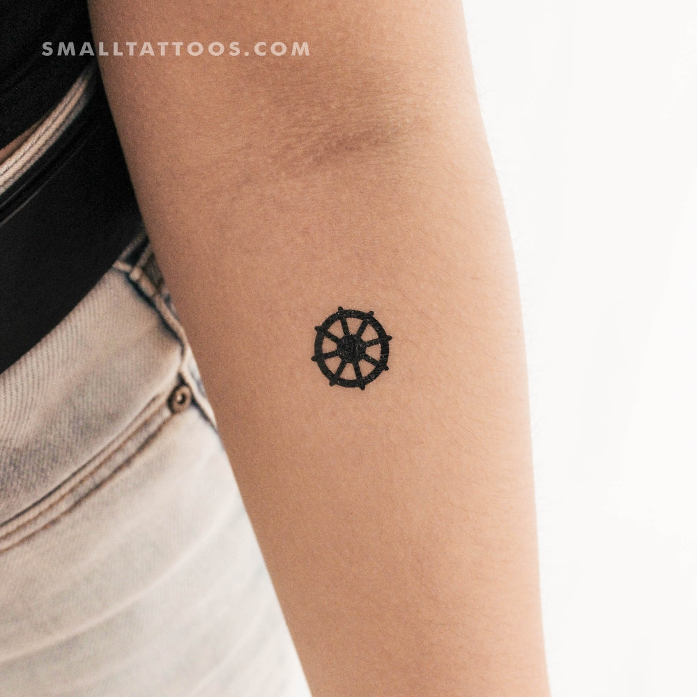Tatuaje temporal del chakra Dharma - Juego de 3