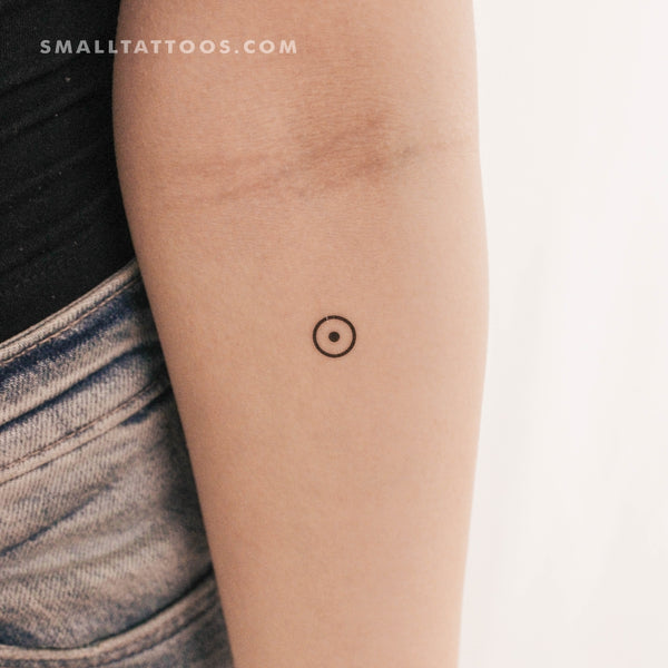 Solar Planetary Symbol Temporary Tattoo (Set of 3)