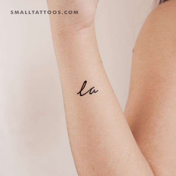 La Temporary Tattoo - Set of 3