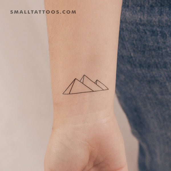 Pyramids Temporary Tattoo (Set of 3)