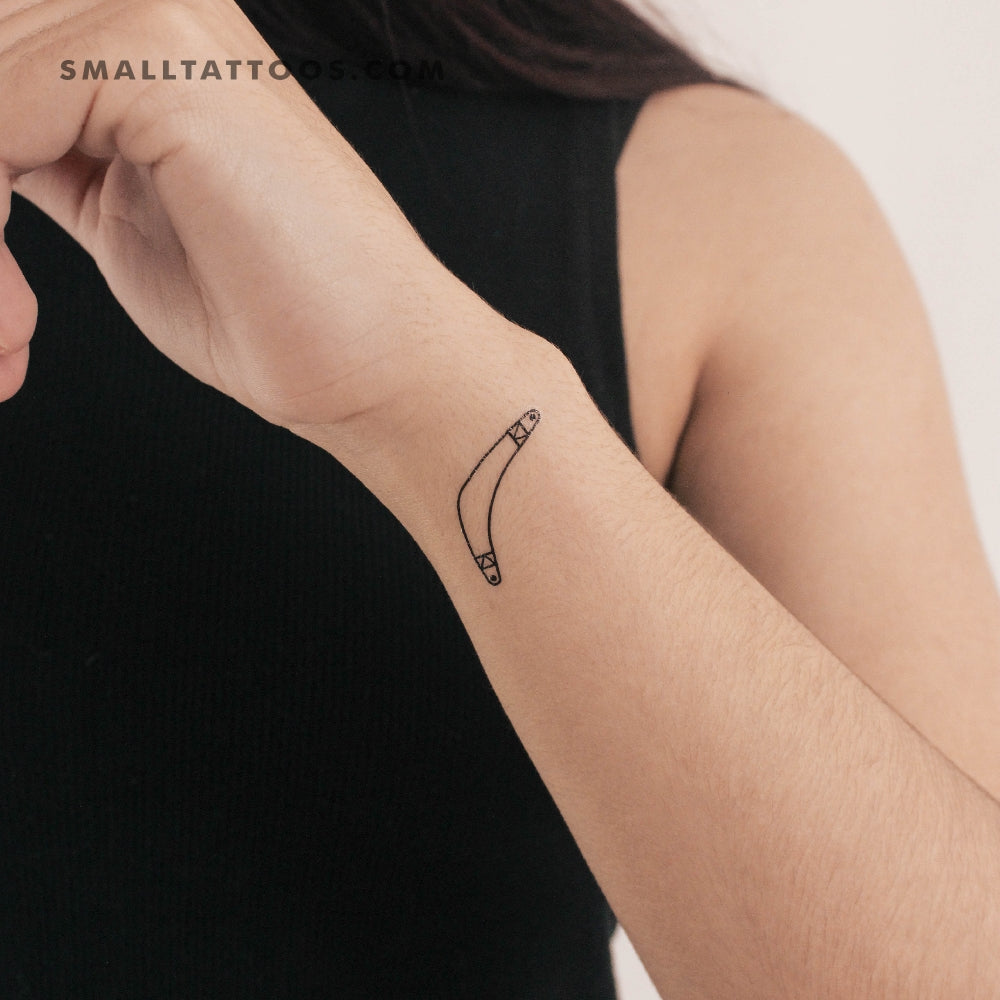 Tatuaje temporal de bumerán - Juego de 3