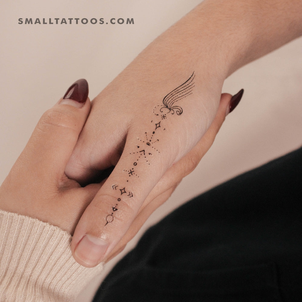 Tatuaje temporal de adorno para el pulgar (juego de 3)