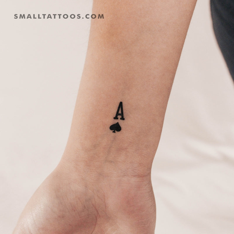 Ace Of Spades Temporary Tattoo (Set of 3)