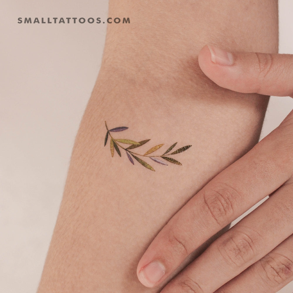 Tatuaje temporal Laurel de Ann Lilya (juego de 3)