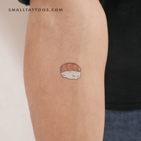 Salmon Nigiri Temporary Tattoo (Set of 3)