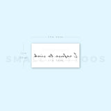 I Refuse To Sink Temporary Tattoo (Set of 3)