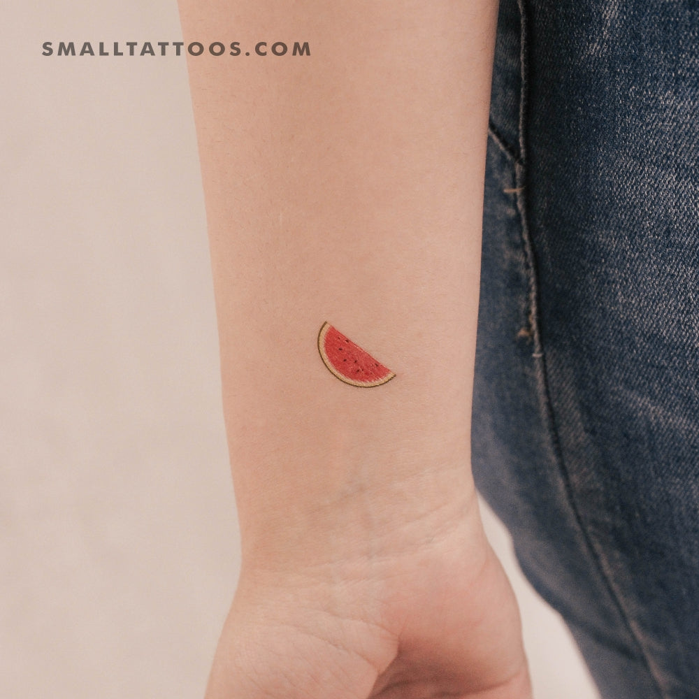 Tatuaje temporal de sandía (juego de 3)