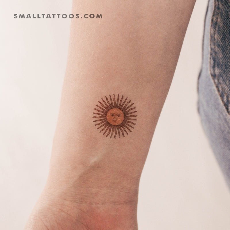 Sun of May Temporary Tattoo (Set of 3)