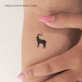 Reindeer Temporary Tattoo (Set of 3)