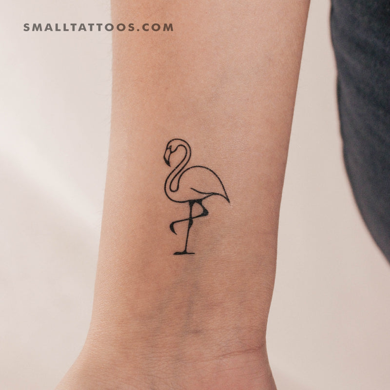 Flamingo Temporary Tattoo (Set of 3)