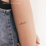 Still Temporary Tattoo (Set of 3)