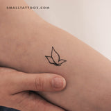 Minimalist Flying Butterfly Temporary Tattoo (Set of 3)