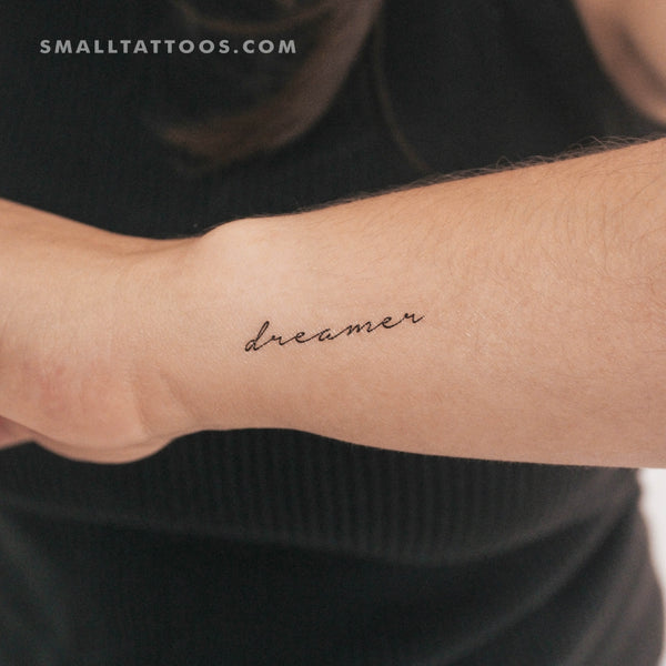 'Dreamer' Temporary Tattoo (Set of 3)