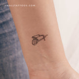 Wheelbarrow Temporary Tattoo (Set of 3)