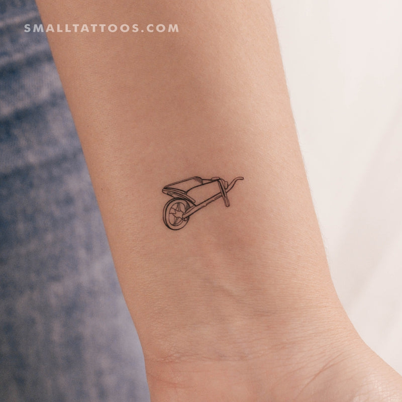 Wheelbarrow Temporary Tattoo (Set of 3)