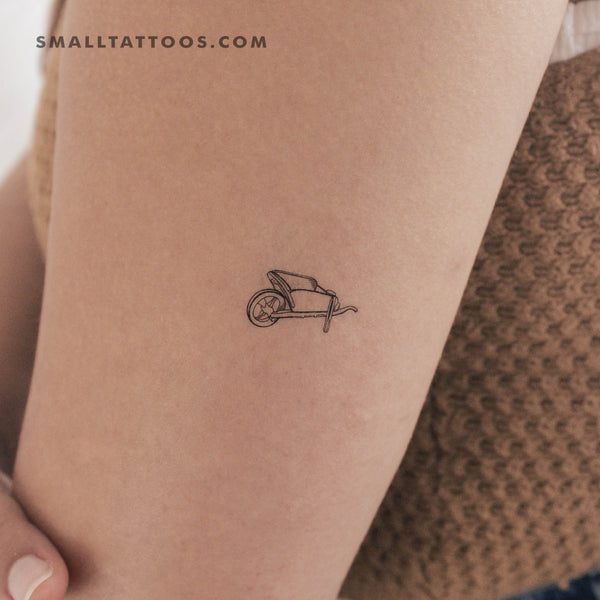 Wheelbarrow Temporary Tattoo (Set of 3)