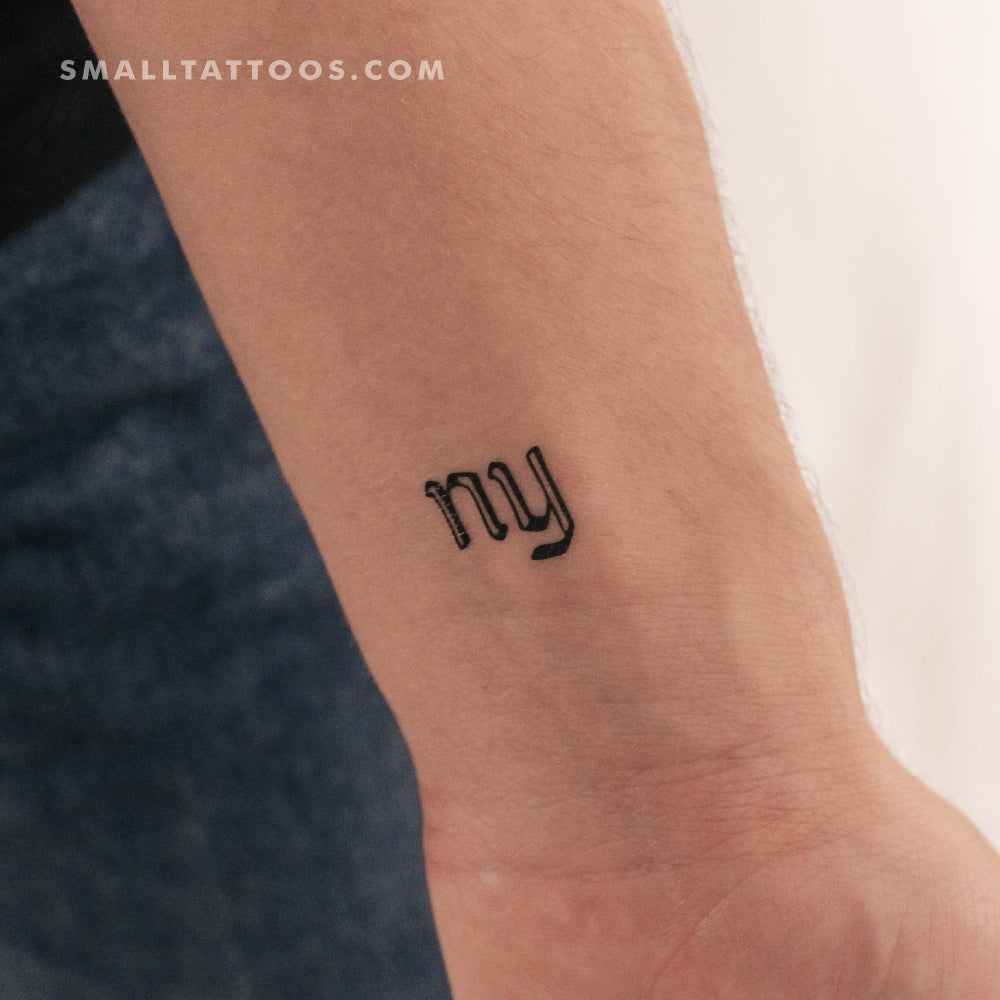Tatuaje temporal de fuente medieval de Nueva York (juego de 3)