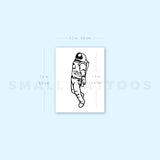 Astronaut Temporary Tattoo (Set of 3)