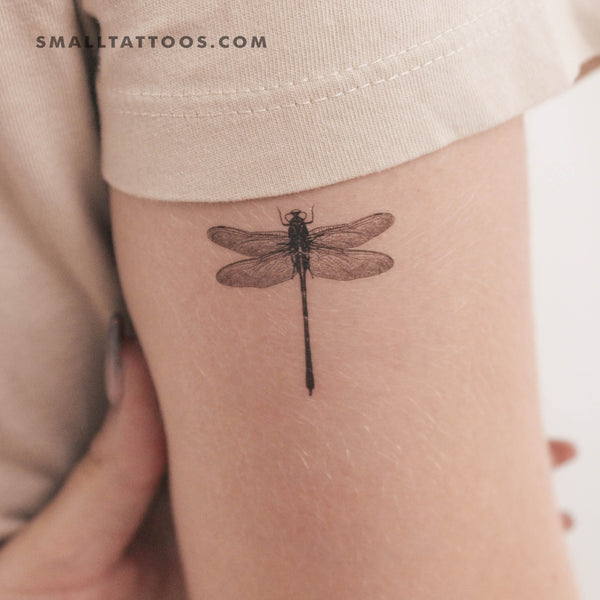 Illustrative Dragonfly Temporary Tattoo (Set of 3)