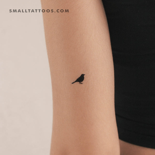 Standing Bird Temporary Tattoo (Set of 3)