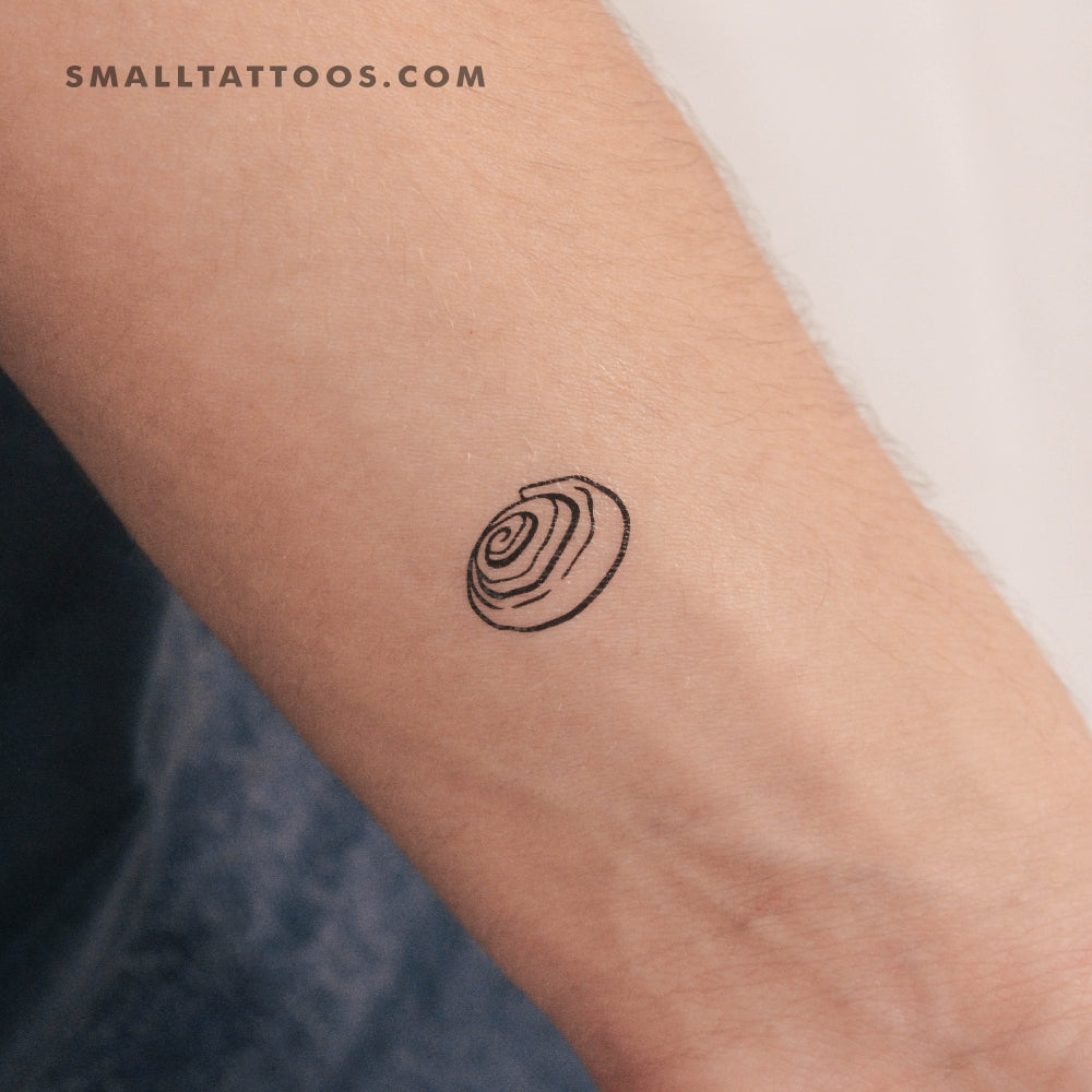 Tatuaje Temporal Ensaymada (Juego de 3)